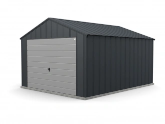 Metalen garage RETRO